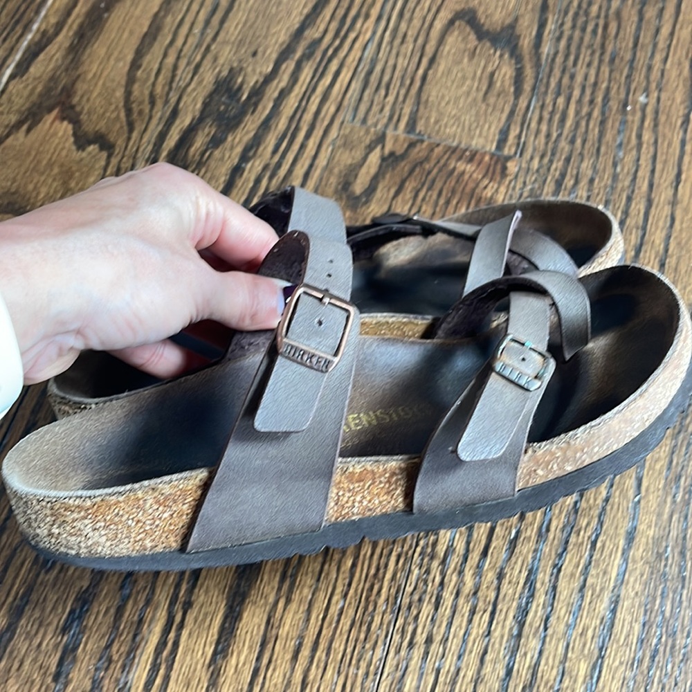 Birkenstock Mayari Brown Sandals 38 - Picture 4 of 10